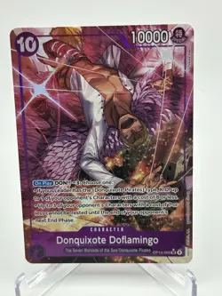 One Piece TCG Donquixote Doflamingo OP14-069 SR Alt Art Azure Sea's Seven NM/M - Image 1