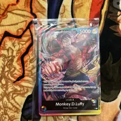 One Piece TCG 2nd Anniversary Promo Pack Sealed - Luffy P-043 & Trio Leader - Image 1