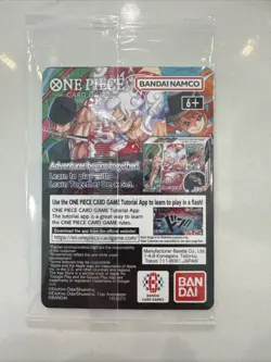 One Piece Monkey D. Luffy US Voyage College Basketball Promo Card Sealed - Image 2