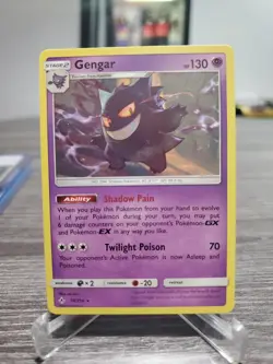 Gengar 70/214 SM Unbroken Bonds Pokemon Card LP Rare Holo Art TCG Collectible - Image 1