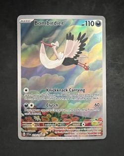 Bombirdier 219/198 Scarlet & Violet Base Set Pokemon Card NM Pack Fresh - Image 1