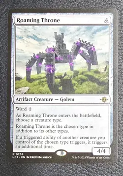 Roaming Throne The Lost Caverns of Ixalan Regular MTG Magic NM Card - Image 1