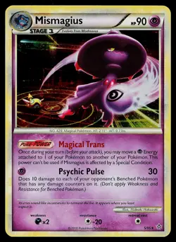 Pokemon Card - Mismagius Unleashed 5/95 Holo Rare - Image 1