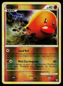 Pokemon Card - Diglett Triumphant 61/102 Reverse Holo - Image 1