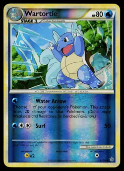 Pokemon Card - Wartortle Unleashed 42/95 Reverse Holo - Image 1