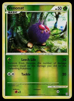 Pokemon Card - Venonat Triumphant 81/102 Reverse Holo - Image 1