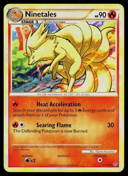 Pokemon Card - Ninetales Unleashed 20/95 Rare Non-Holo - Image 1