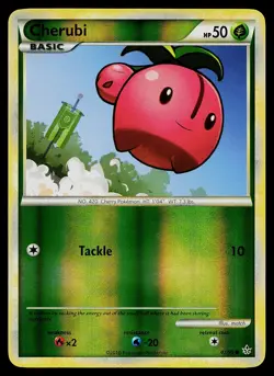 Pokemon Card - Cherubi Unleashed 47/95 Reverse Holo - Image 1