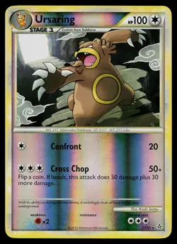 Pokemon Card - Ursaring Unleashed 27/95 Reverse Holo - Image 1