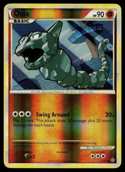 Pokemon Card - Onix Unleashed 57/95 Reverse Holo - Image 1