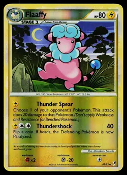 Pokemon Card - Flaaffy Call of Legends 43/95 Uncommon Reverse Holo - Image 1