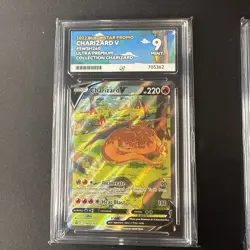 Charizard UPC Promo Cards - SWSH260 SWSH261 & SWSH262 Set ACE 9/8 Graded Mint - Image 2