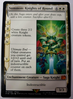 Summon: Knights of Round - MTG Final Fantasy - Mythic - 0036 NM - Image 1