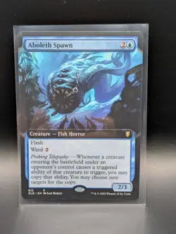 MTG - Aboleth Spawn - EXTENDED ART - Creature - CLB #612 - Rare - NM - Image 1