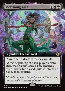 Mornsong Aria ** Extended Art ** #361 - Lorwyn Ecliped - NM MTG - Image 1