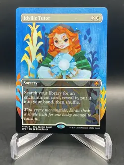 MTG Idyllic Tutor (Borderless) M 0129 Lorwyn Eclipsed Special Guests Mythic NM/M - Image 1