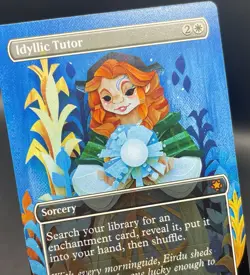 MTG Idyllic Tutor (Borderless) M 0129 Lorwyn Eclipsed Special Guests Mythic NM/M - Image 3