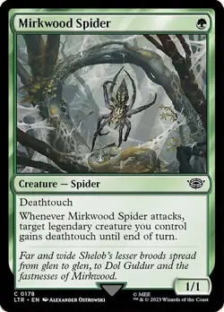 MIRKWOOD SPIDER x4 mtg NM-M Lord of The Rings 4 Common - Image 1