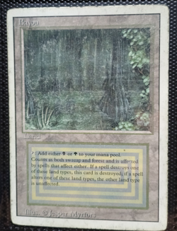 Bayou + Sol Ring MTG Revised Edition Regular, Dual Land + Artifact - Image 2