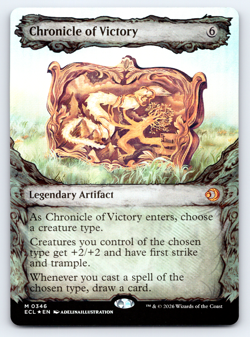 Chronicle of Victory FOIL Showcase - Lorwyn Eclipsed MTG - Image 1