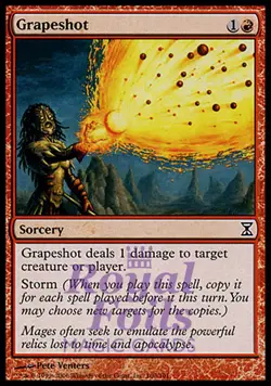 Grapeshot 1x FOIL TSP MTG Time Spiral Common MINT red - Image 1