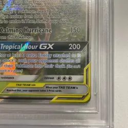 2019 Pokemon SM Unified Minds Rowlet Alolan Exeggutor Tag Team Holo #1/236 PSA 9 - Image 4