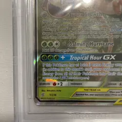 2019 Pokemon SM Unified Minds Rowlet Alolan Exeggutor Tag Team Holo #1/236 PSA 9 - Image 5