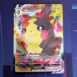 Pokemon TCG Morpeko VMAX Shining Fates Holo Ultra Rare Card 038/072 - Image 1