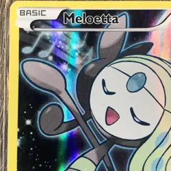 Pokemon Meloetta XY120 Holo Promo Rare NM Near Mint XY Black Star - Image 3