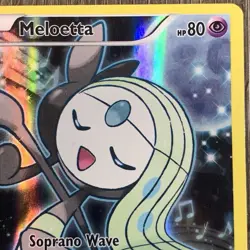 Pokemon Meloetta XY120 Holo Promo Rare NM Near Mint XY Black Star - Image 4