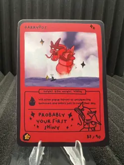 Garrydos (Gyarados) 87/90 - Pokedoodles Set 1 Fan Art - Pokemon - Image 1
