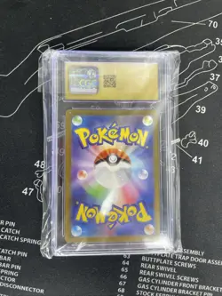 Pokemon Omanyte Pristine 10 CGC Japanese Card 151 AR 180/165 Holo Rare 2023 - Image 2
