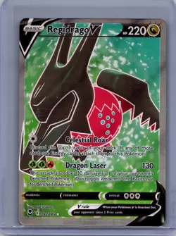 Regidrago V 183/195 - Pokemon TCG Silver Tempest Sword & Shield Full Art Card NM - Image 1