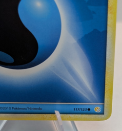 Water Energy HeartGold SoulSilver Pokemon Card 117/123 LP-NM - Image 4