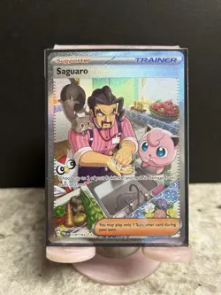 Pokemon Saguaro 270/193 Paldea Evolved Trainer Full Art Illustration Rare Holo - Image 1