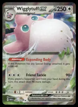 Pokemon Cards Wigglytuff ex 040/165 151 Double Rare NM *2 - Image 1