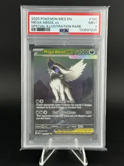 Pokemon TCG Mega Absol EX Sir 180/132 Mega Evolution English PSA 9 - Image 1