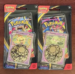 Pokemon Mega Evolution Phantasmal Flames Cottonee / Whimsicott Blister Lot of 2 - Image 1