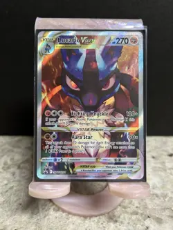 Pokemon Lucario VSTAR SWSH291 Sword & Shield Promo Full Art Holo English TCG - Image 1