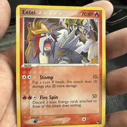 2006 Pokemon POP Series 2 Entei Cosmos Holo #1/17 - Image 1