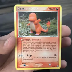 Pokemon TCG Ditto (Charmander) 37/113 Delta Species 2005 Light Played - Image 1