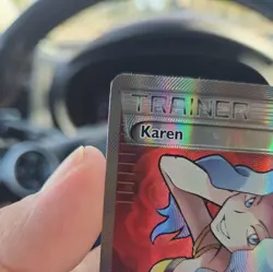 Karen XY177A Alternate Art Black Star Promo Premium Trainer Collection Pokemon - Image 2