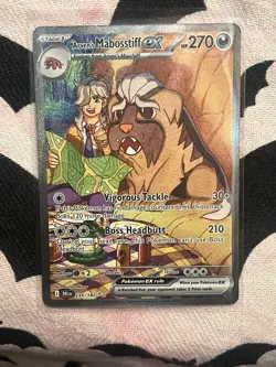 Arven's Mabosstiff ex 235/182 Destined Rivals Pokemon 2025 NM - Image 1