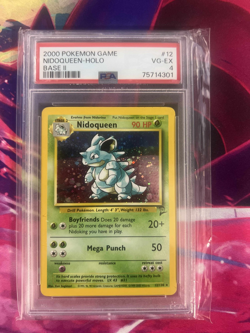 Nidoqueen 12/130 Base Set 2 PSA Graded 4 Pokemon Trading Card Game - Image 1