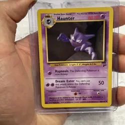 Pokemon TCG Haunter 43/130 Base Set 2 Unlimited Uncommon Card WOTC NM/MT Vintage - Image 1