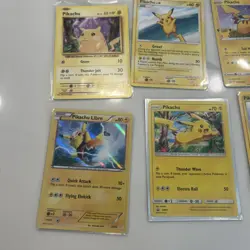Pokemon Pikachu 10 Card Lot TCG Regular & Holo English Collectible Cards - Image 2