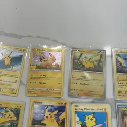 Pokemon Pikachu 10 Card Lot TCG Regular & Holo English Collectible Cards - Image 4