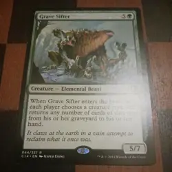 Mtg Grave Sifter LP Magic Card Commander 2014 C14 #044 Rare Elemental - Image 1