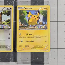 Pokemon Sealed Build A Bear Promo Eevee And Pikachu 63/98 20/108 Cards - Image 3