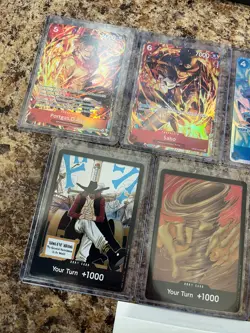 One Piece Card Lot Don! Sabo, Portgas, Marco, Ground Death - Promos Foils OP-14 - Image 4